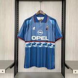 AC Milan 1995/96 Vintage Retro Blue Away Jersey