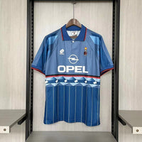 AC Milan 1995/96 Vintage Retro Blue Away Jersey