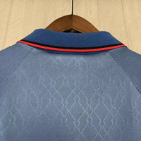 AC Milan 1995/96 Vintage Retro Blue Away Jersey