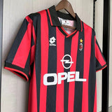 AC Milan 1995/96 Vintage Retro Red/Black Home Jersey