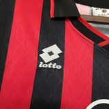 AC Milan 1995/96 Vintage Retro Red/Black Home Jersey