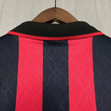 AC Milan 1995/96 Vintage Retro Red/Black Home Jersey