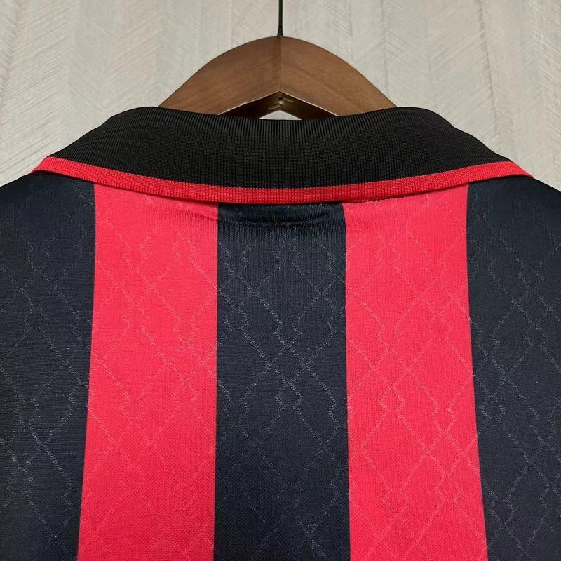 AC Milan 1995/96 Vintage Retro Red/Black Home Jersey