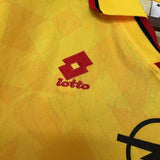 AC Milan 1995/96 Vintage Retro Yellow Forth Away Jersey