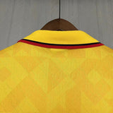 AC Milan 1995/96 Vintage Retro Yellow Forth Away Jersey