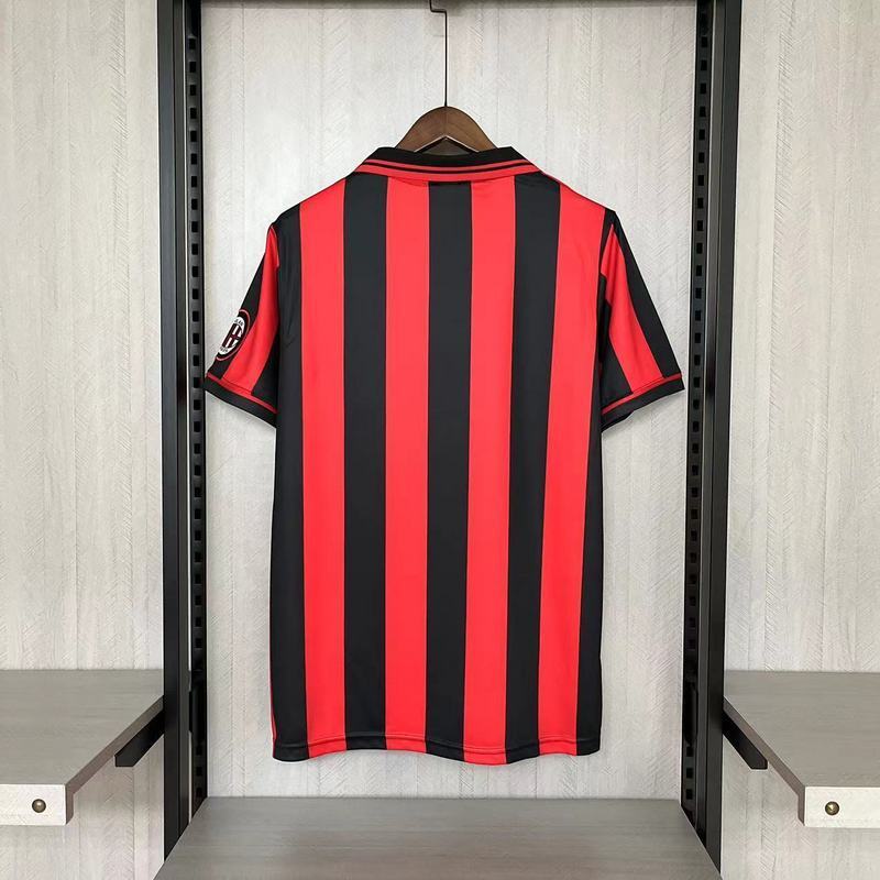 AC Milan 1996/97 Vintage Retro Home Jersey