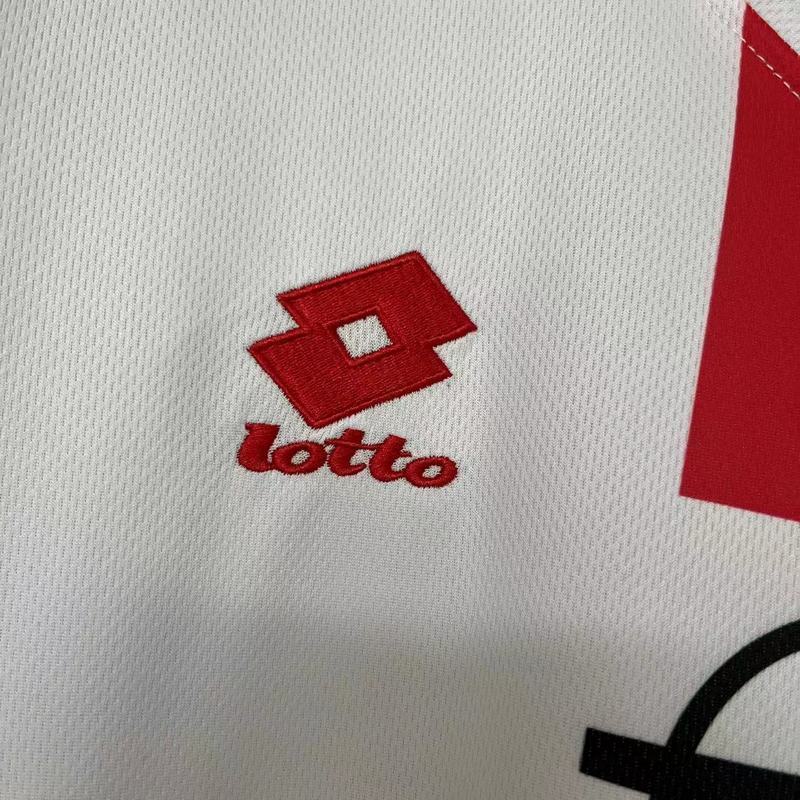 AC Milan 1996/97 Vintage Retro White Away Jersey