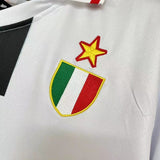 AC Milan 1996/97 Vintage Retro White Away Jersey