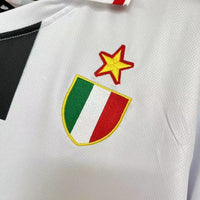 AC Milan 1996/97 Vintage Retro White Away Jersey