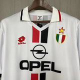 AC Milan 1996/97 Vintage Retro White Away Jersey