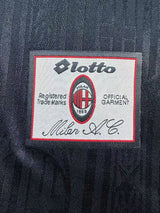 AC Milan 1997/98 Retro Black/Red Third Away Jersey