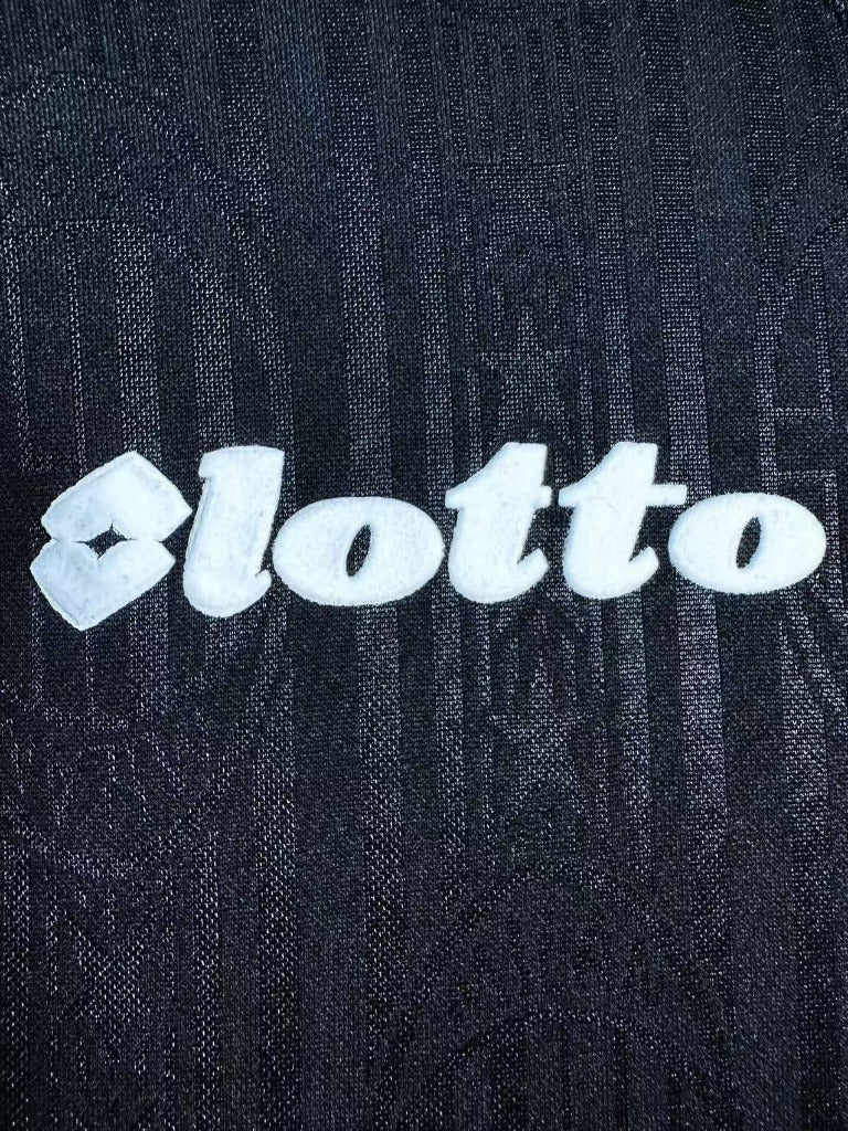 AC Milan 1997/98 Retro Black/Red Third Away Jersey