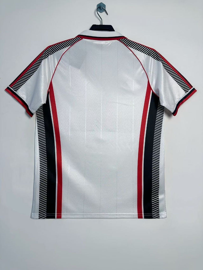 AC Milan 1997/98 Retro White/Red Away Jersey