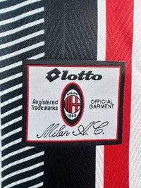 AC Milan 1997/98 Retro White/Red Away Jersey