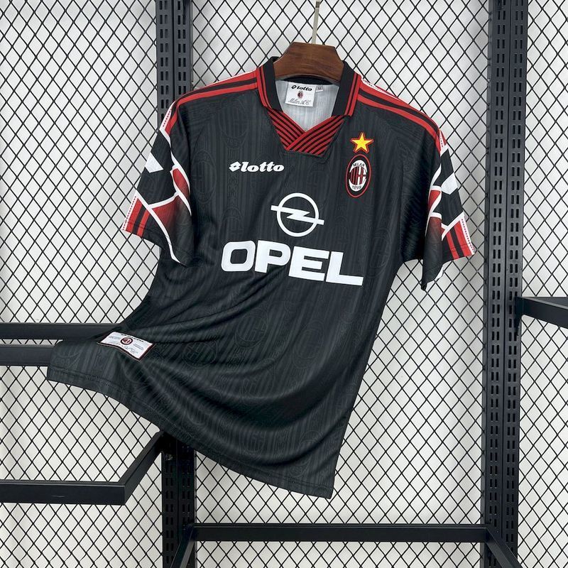 AC Milan 1997/98 Vintage Retro Black Special Edition Jersey