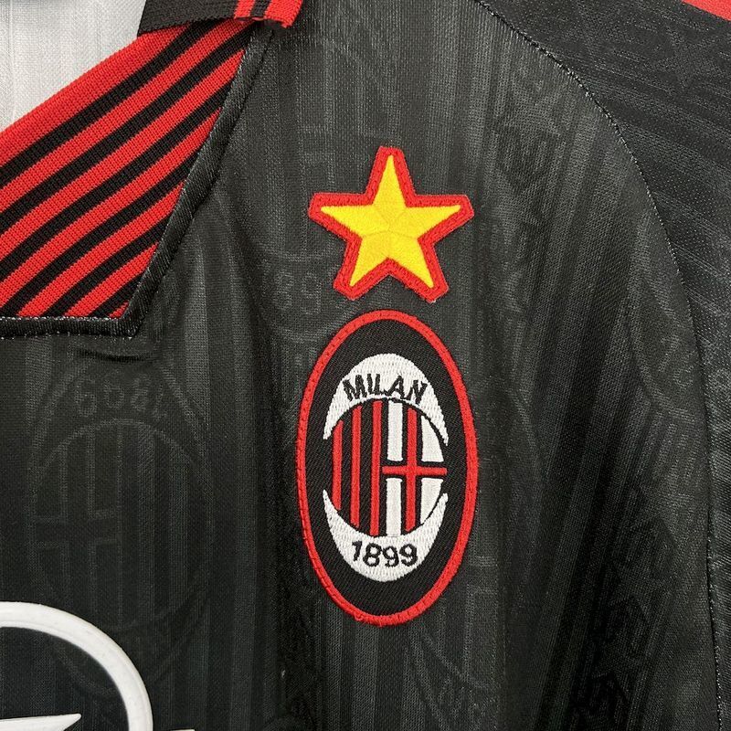 AC Milan 1997/98 Vintage Retro Black Special Edition Jersey