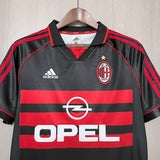 AC Milan 1998/99 Vintage Retro Black Third Away Jersey