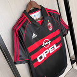 AC Milan 1998/99 Vintage Retro Black Third Away Jersey