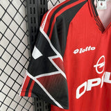 AC Milan 1998/99 Vintage Retro Red Away Jersey