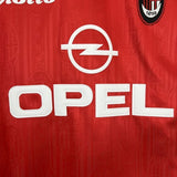 AC Milan 1998/99 Vintage Retro Red Away Jersey