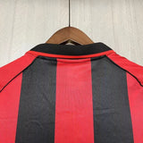 AC Milan 1998/99 Vintage Retro Red/Black Home Jersey