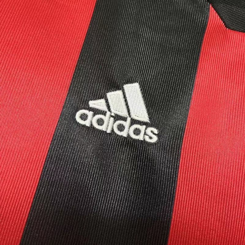 AC Milan 1998/99 Vintage Retro Red/Black Home Jersey