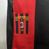 AC Milan 1998/99 Vintage Retro Red/Black Home Jersey