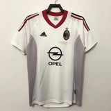 AC Milan 2002 Retro White Away Jersey