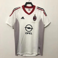 AC Milan 2002 Retro White Away Jersey