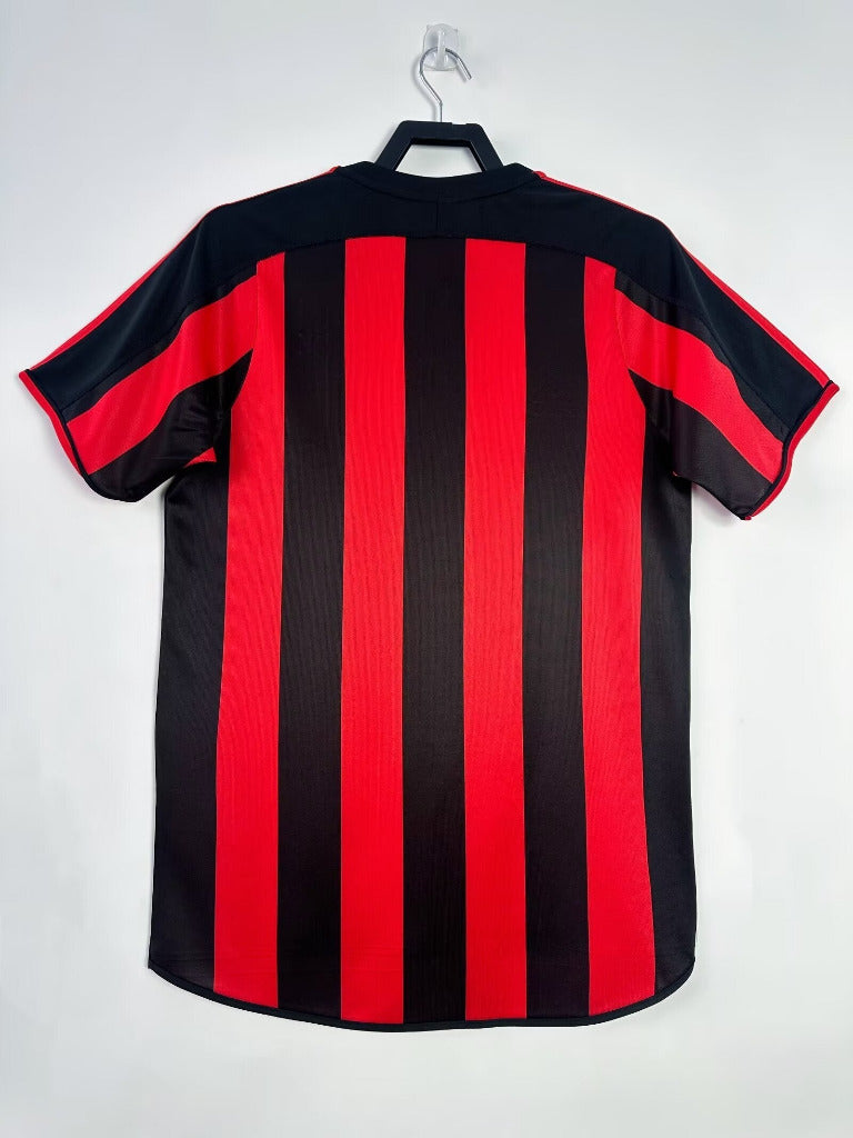 AC Milan 2003/04 Retro Red/Black Home Jersey