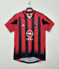 AC Milan 2004/05 Retro Red/Black Home Jersey