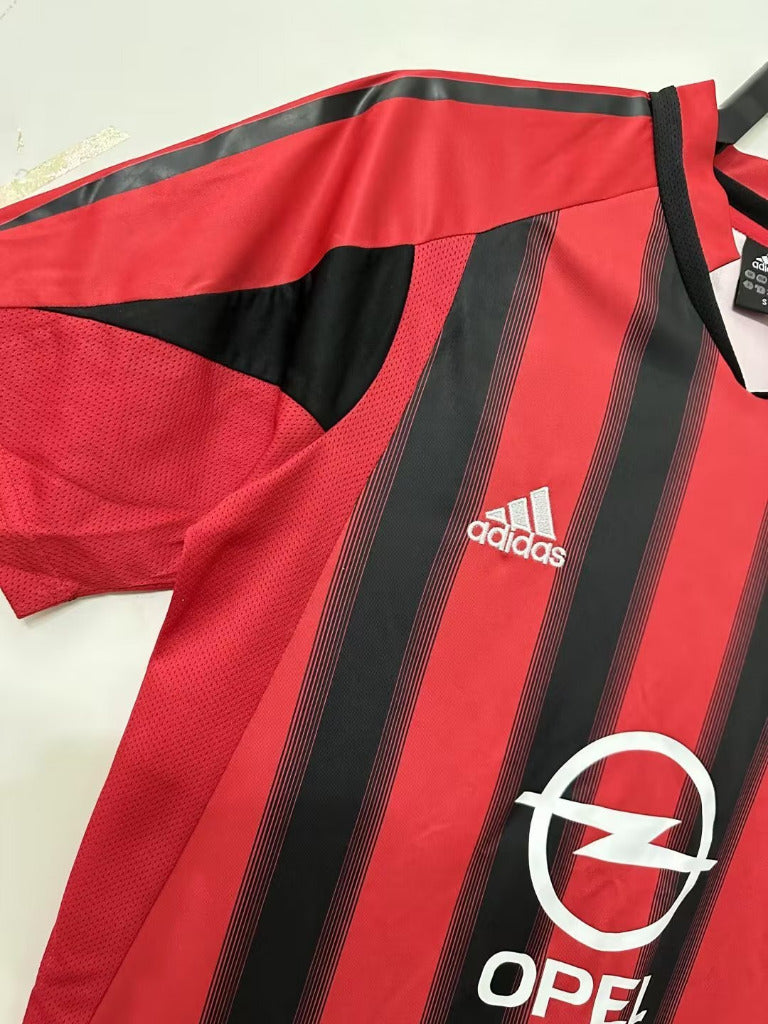 AC Milan 2004/05 Retro Red/Black Home Jersey