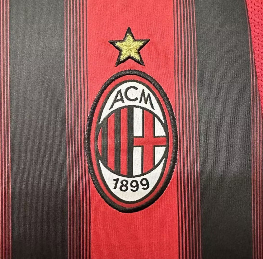 AC Milan 2004/05 Retro Red/Black Home Jersey