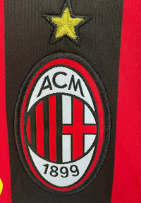 AC Milan 2006/07 Retro Red/Black Home Long Sleeve Jersey