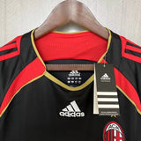 AC Milan 2006/07 Vintage Retro Black Third Away Jersey