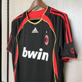 AC Milan 2006/07 Vintage Retro Black Third Away Jersey
