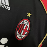 AC Milan 2006/07 Vintage Retro Black Third Away Long Sleeve Jersey