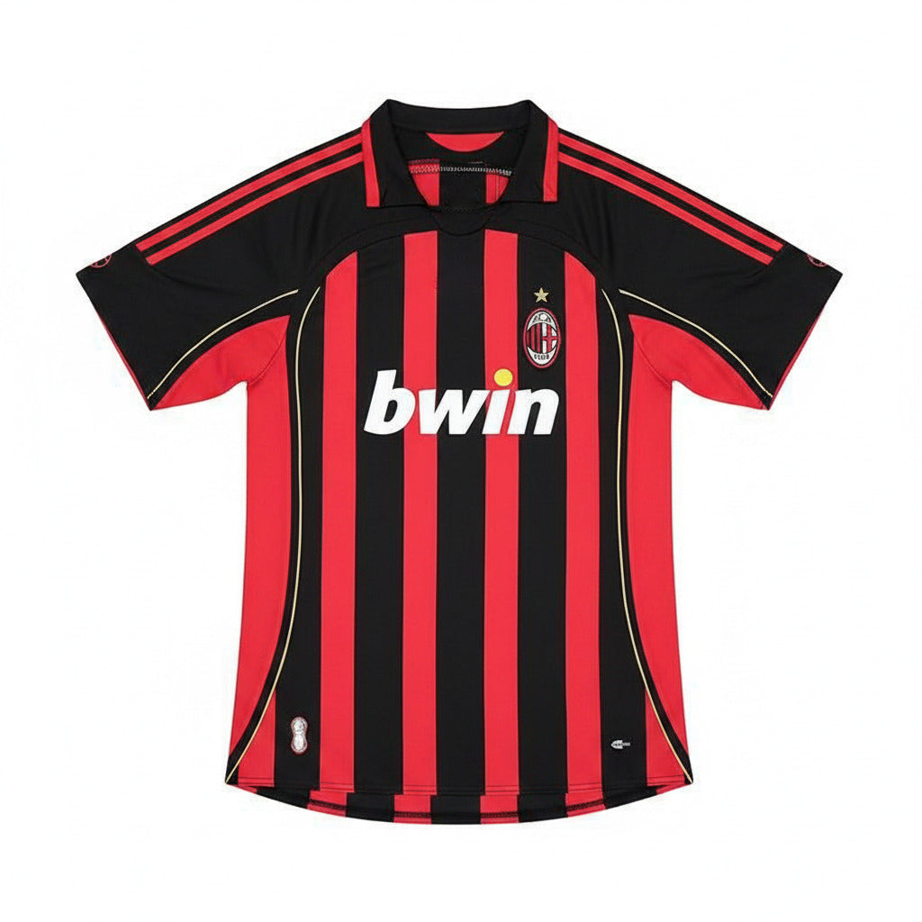AC Milan 2006/07 Vintage Retro Red/Black Home Jersey