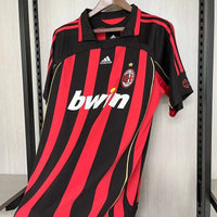 AC Milan 2006/07 Vintage Retro Red/Black Home Jersey