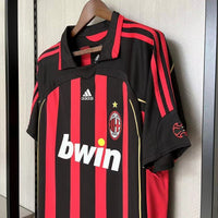 AC Milan 2006/07 Vintage Retro Red/Black Home Jersey