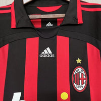 AC Milan 2006/07 Vintage Retro Red/Black Home Jersey