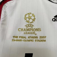 AC Milan 2006/07 Vintage Retro White Away Jersey