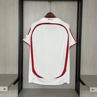 AC Milan 2006/07 Vintage Retro White Away Jersey