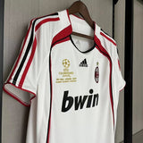 AC Milan 2006/07 Vintage Retro White Away Jersey