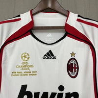 AC Milan 2006/07 Vintage Retro White Away Jersey