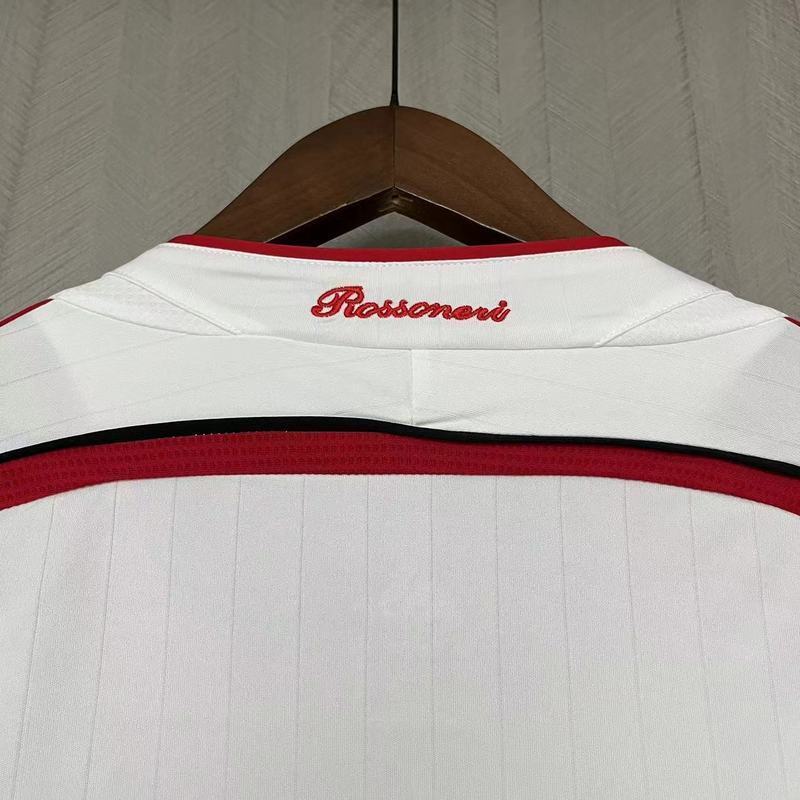 AC Milan 2006/07 Vintage Retro White Away Jersey