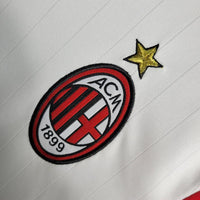 AC Milan 2006/07 Vintage Retro White Away Long Sleeve Jersey
