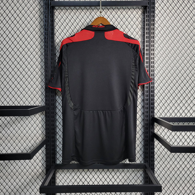 AC Milan 2007/08 Vintage Retro Black Second Away Jersey