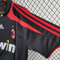 AC Milan 2007/08 Vintage Retro Black Second Away Jersey