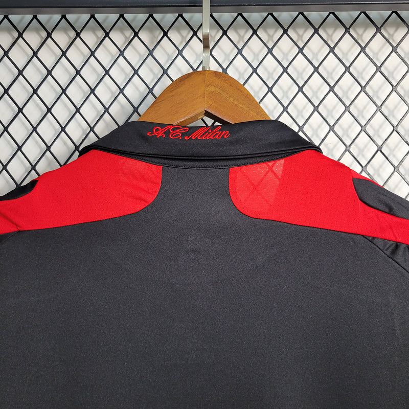 AC Milan 2007/08 Vintage Retro Black Second Away Jersey